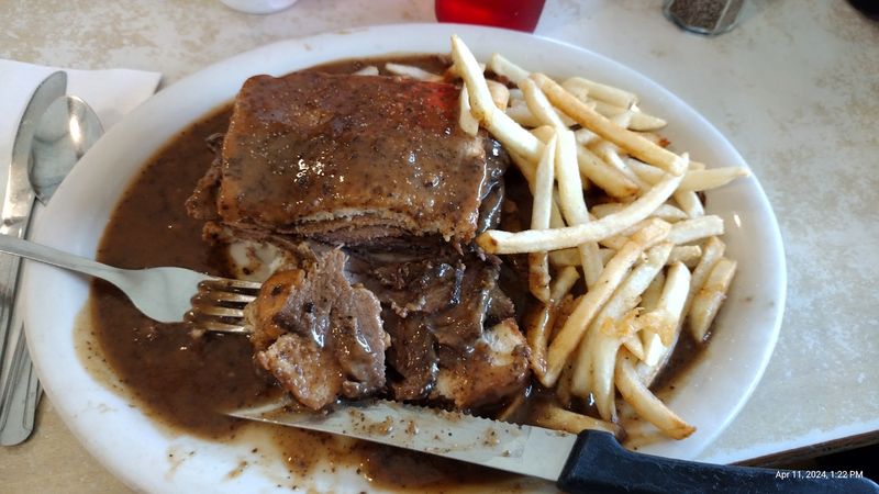 Roast Beef Sandwiches And Solid Lunch Plates