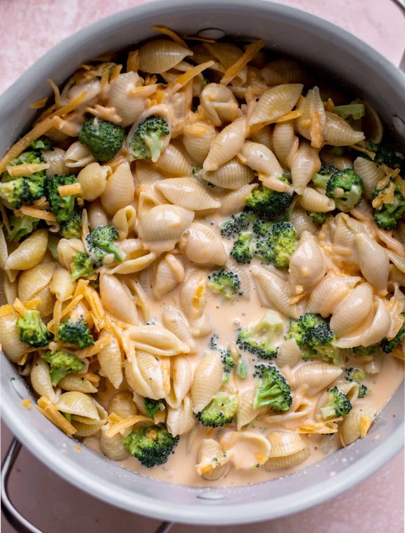 Broccoli Cheddar Shells