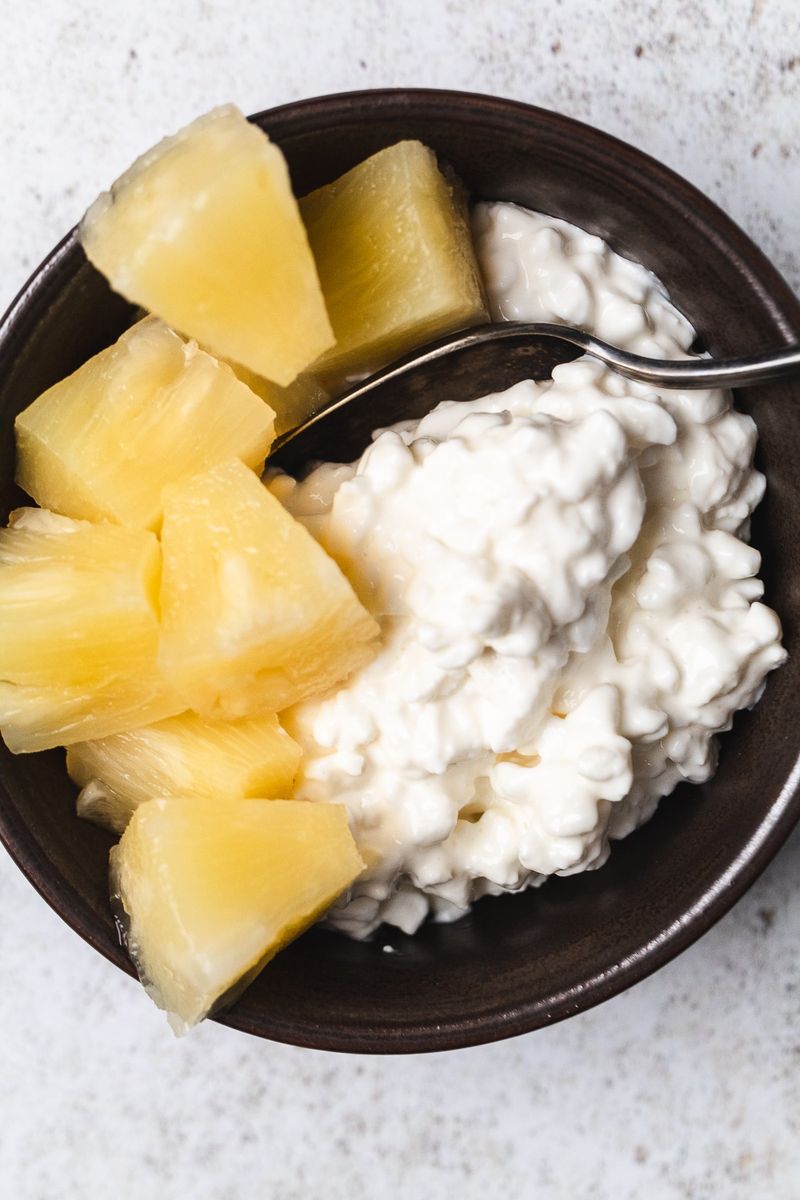Cottage Cheese with Pineapple