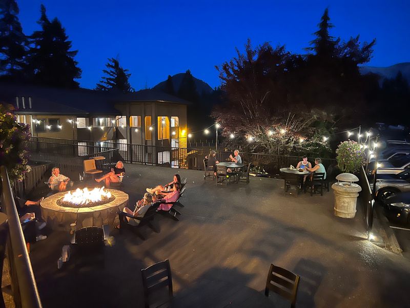 Robes, Flames, And The Big Outdoor Fire Pit