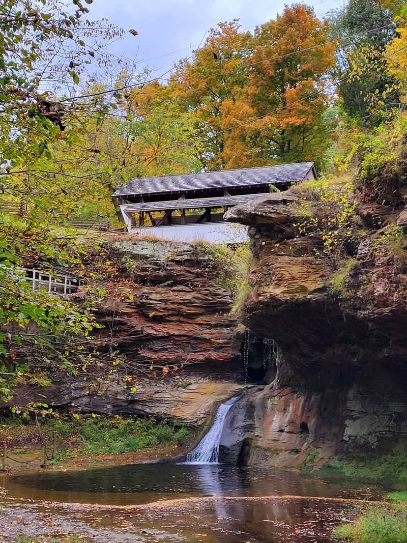 Rock Mill Covered Bridge, Lancaster Rock Mill Covered Bridge, Lancaster