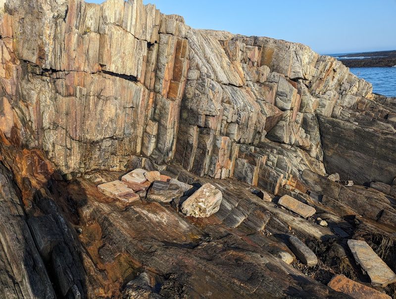 Rocky Shoreline With Fascinating Geology