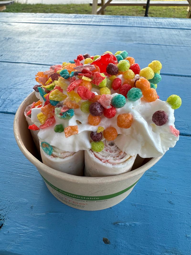 Rolled Ice Cream Cools Things Down