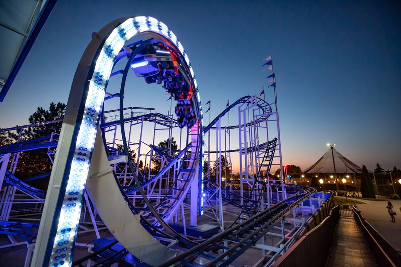 Roller Coasters And A Drop Tower Keep The Thrills Rolling Roller Coasters And A Drop Tower Keep The Thrills Rolling