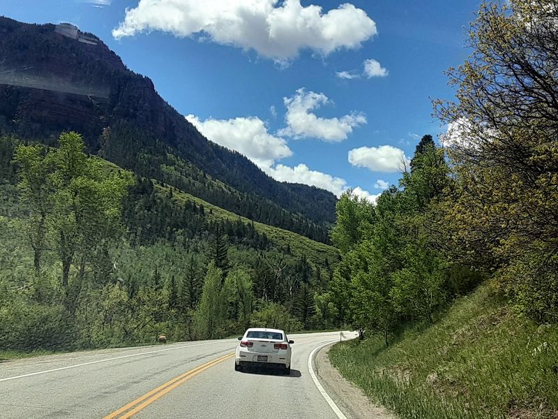 Rolling In Under Pitkin County Peaks On A Slow Saturday