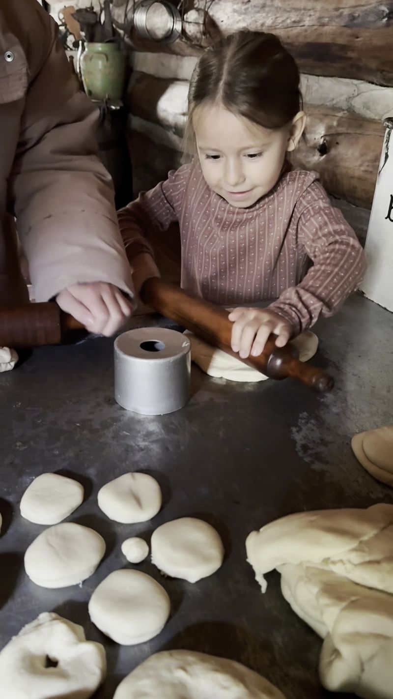 Rolling Up Your Sleeves for Frontier Chores Rolling Up Your Sleeves for Frontier Chores