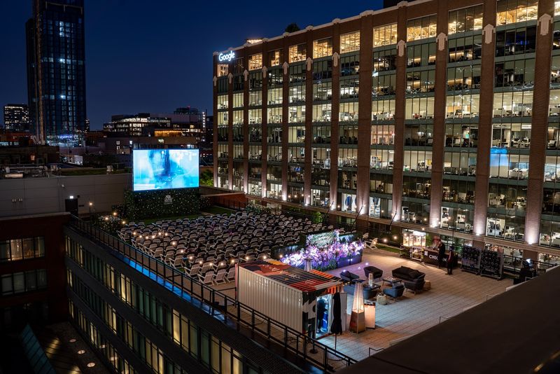 Rooftop Cinema Club Fulton Market, Chicago