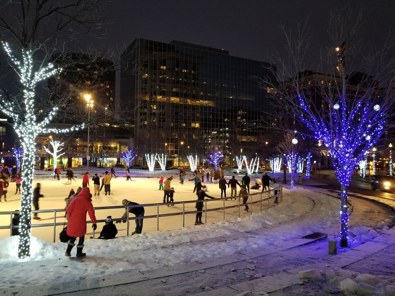 Rosa Parks Circle Holiday Lights