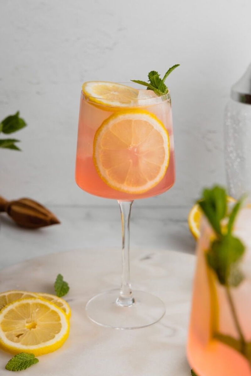 Fizzy Rhubarb Lemonade