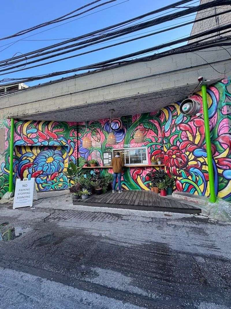 Friendly, Fast Service At A Cheerful Walk Up Window