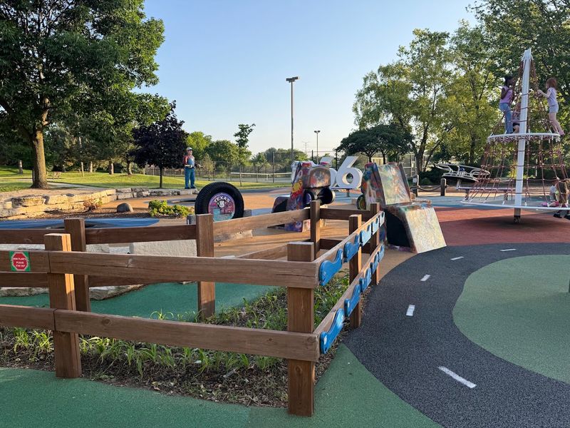 Route 66 imagination in playground form