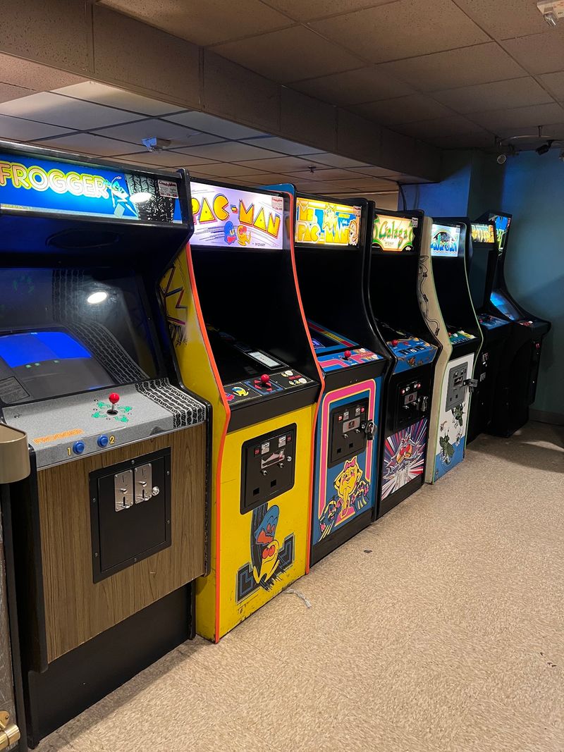 Rows Of Classic Video Cabinets