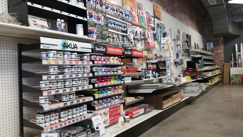 Rows Of Materials Make The Interior Worth Exploring