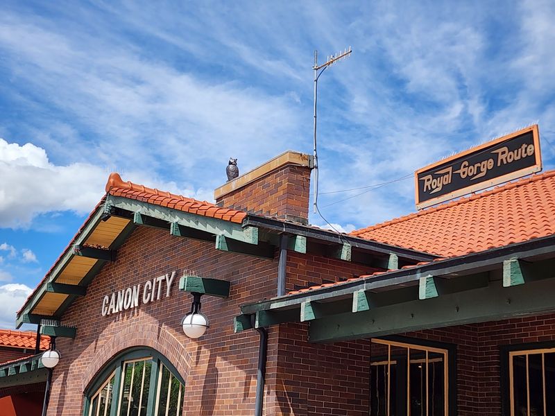 Royal Gorge Route Railroad Leaves From A Real Depot