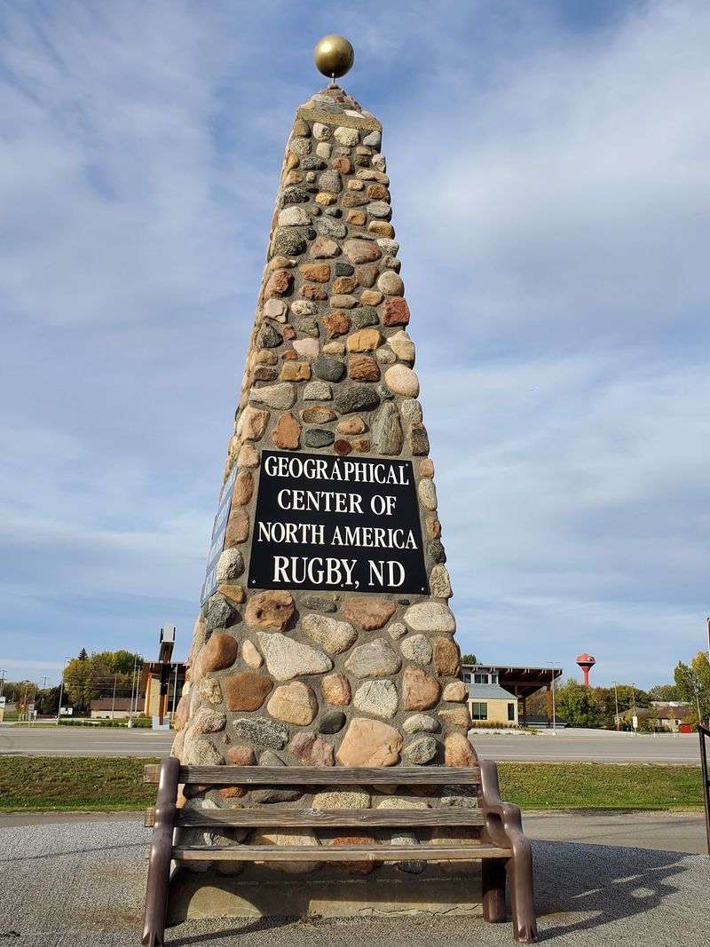 Rugby's Center-Of-The-Continent Marker Rugby's Center-Of-The-Continent Marker