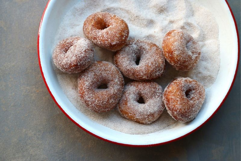 Powdered Sugar Donuts