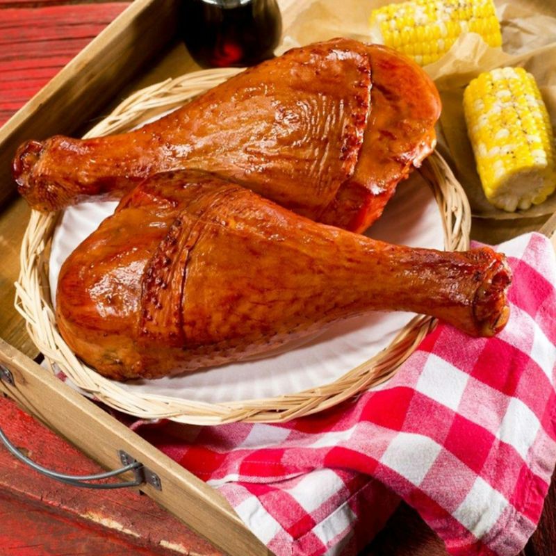 CELEBRATE: Pecan-Smoked Turkey Legs