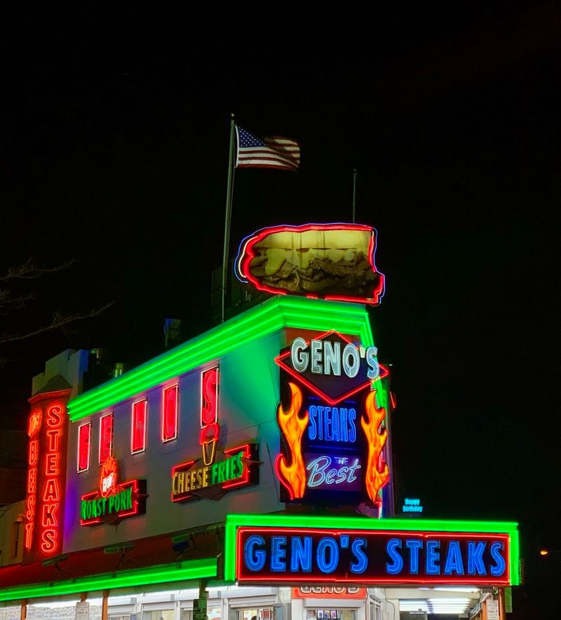 TRY AGAIN: Geno's Steaks' Neon-Lit Masterpiece