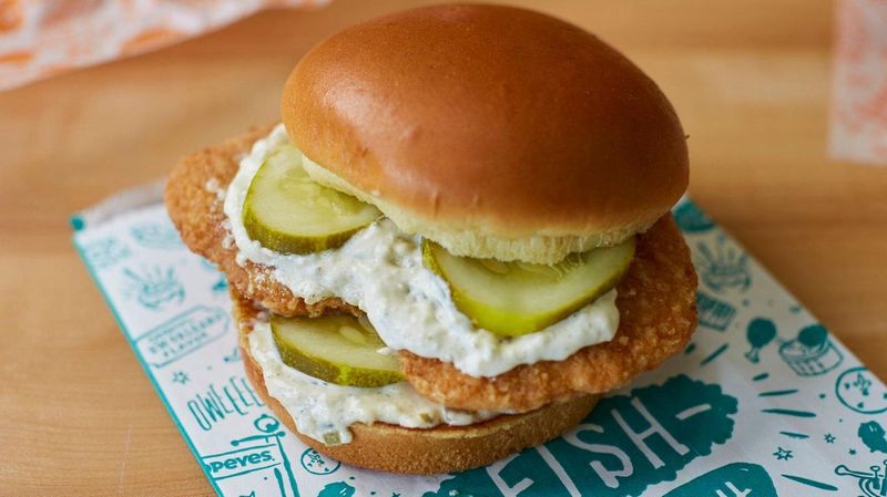 SKIP: Fish Sandwich with Tartar Sauce