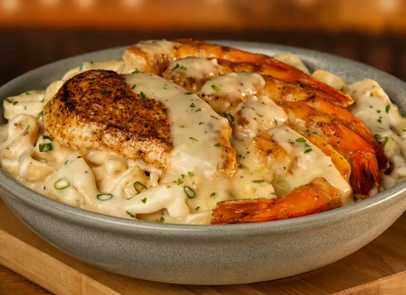 WORTH IT: Queensland Chicken & Shrimp Pasta