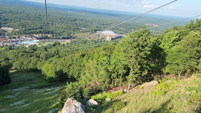 The Chairlift Ride Up the Mountain Before the Big Drop