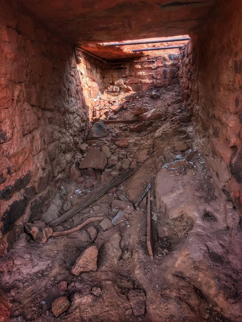 Sunset Approach Through Desert Light