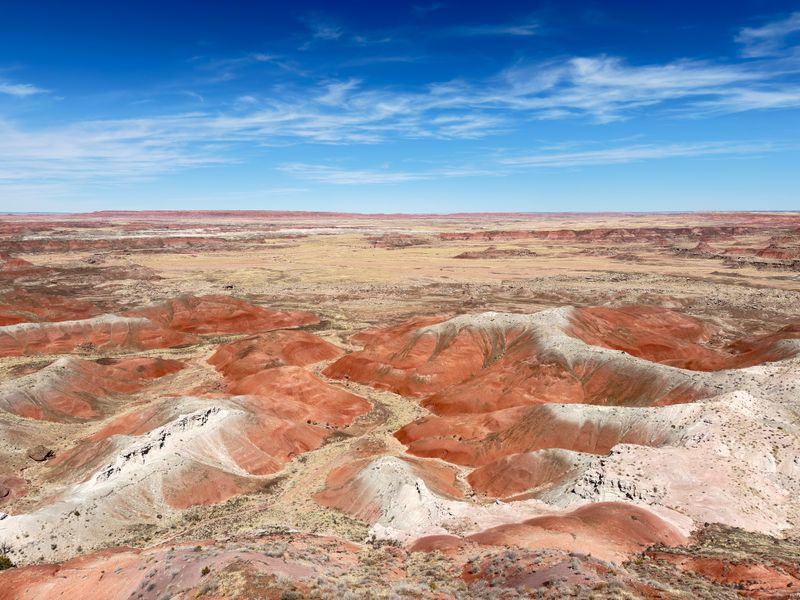 Petrified Forest And Painted Desert, Surreal Route 66 Stop