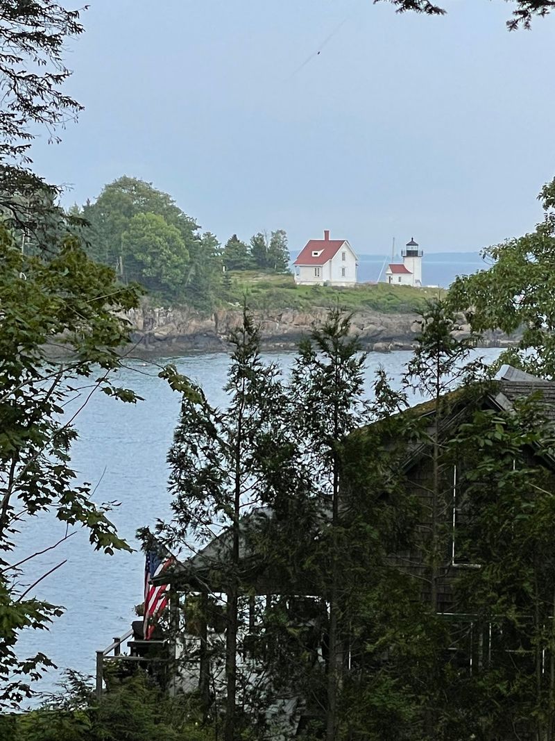 Sailing Past Curtis Island Light