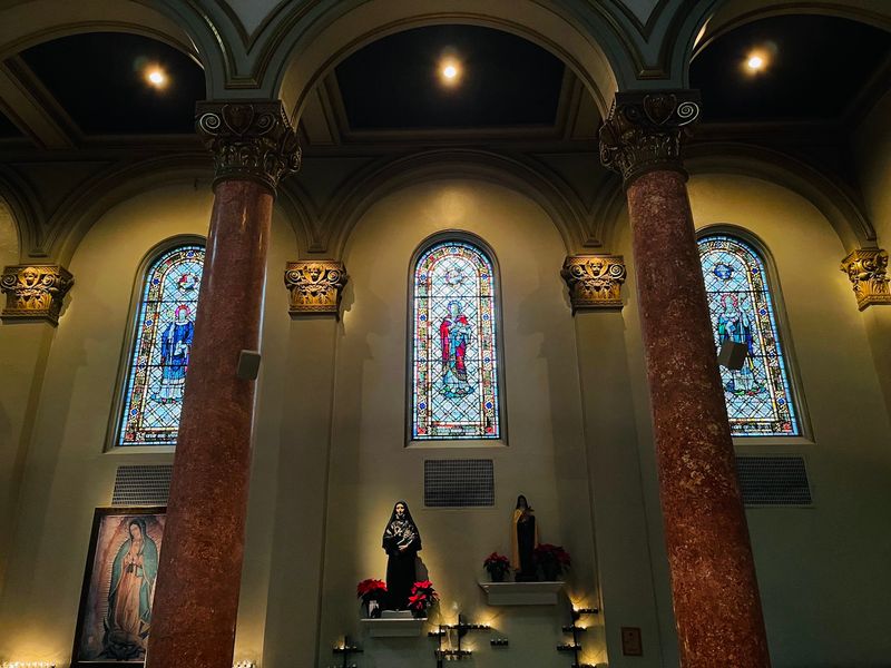 Saints, Apostles, And Glowing Stained Glass All Around You Saints, Apostles, And Glowing Stained Glass All Around You