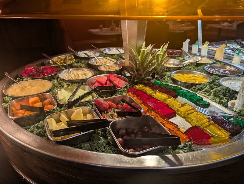 Salad and dessert station appeal