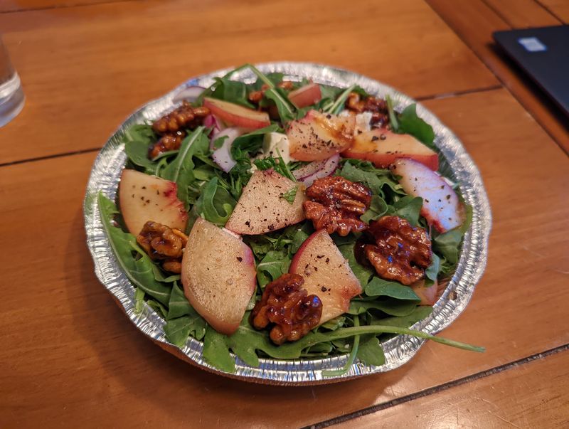 Salads And Drinks Round Out The Meal
