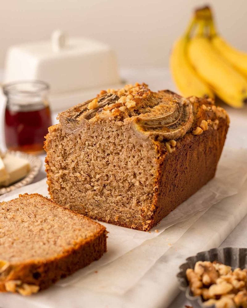 Maple-Sweetened Banana Bread