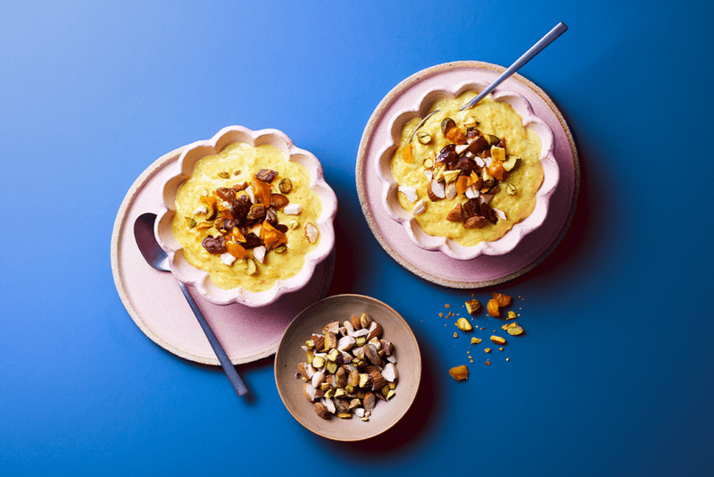 Chai-Spiced Rice Pudding Parfaits