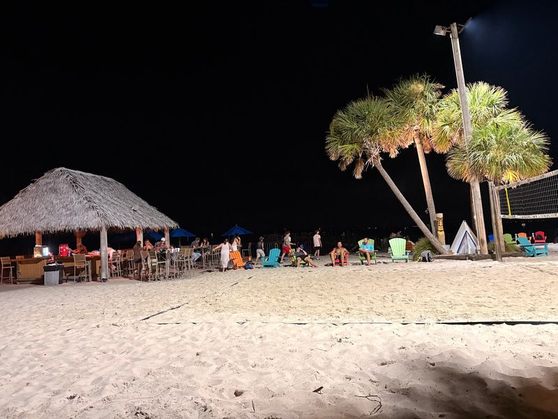 Sand Volleyball Courts And A Playground For Families