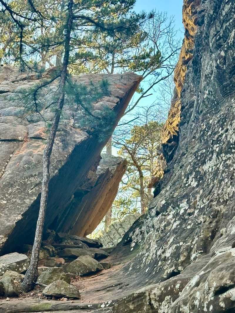 Sandstone Cliffs With Endless Views