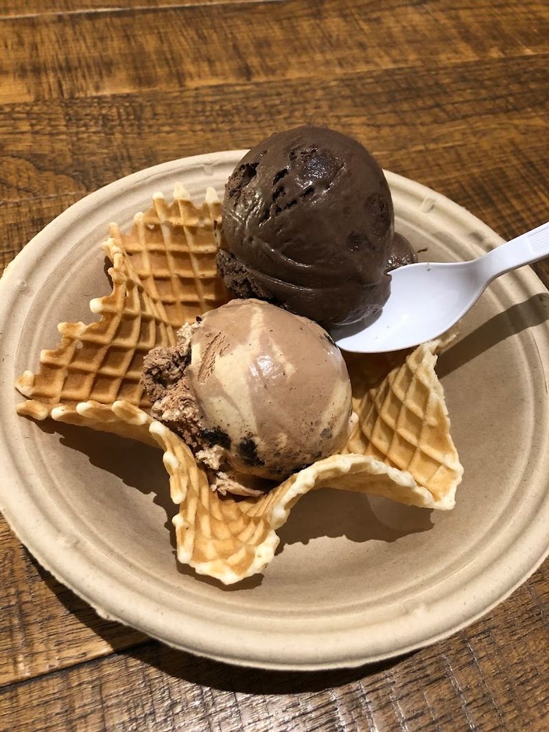 The Waffle Bowls Are Made Fresh In-House
