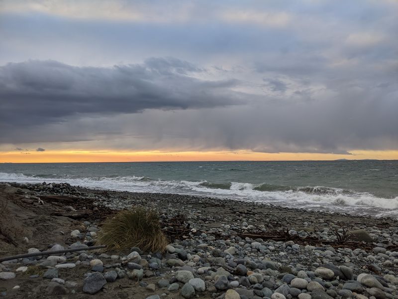Sandy Shores and Colorful Rocks