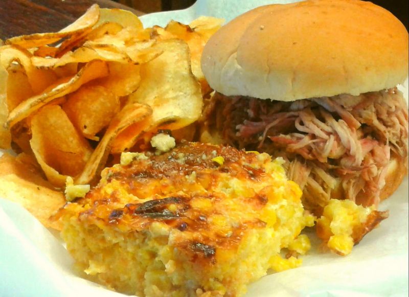 The Pulled Pork Sandwich and Boneless Rib Sandwich