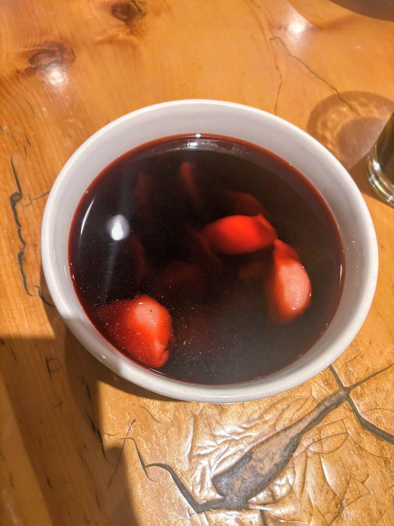 Red Borscht With Meat Dumplings That Warms The Soul