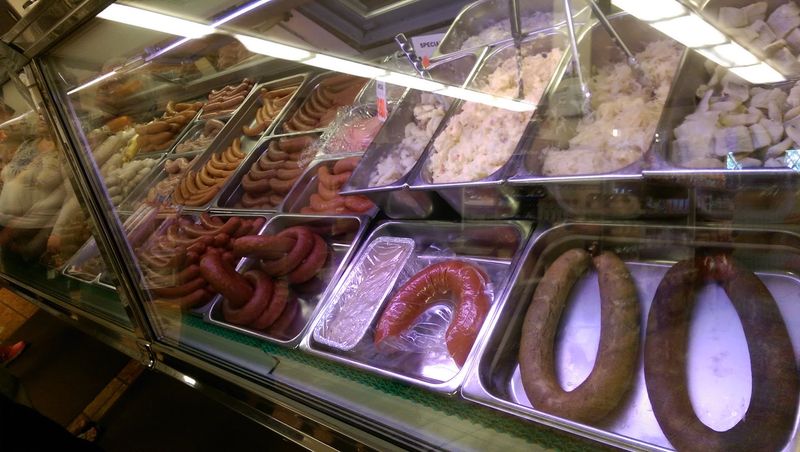 Sausages Made Fresh Right on the Premises