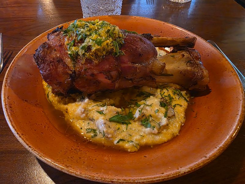 Save Room For A Pork Shank And Some Polenta