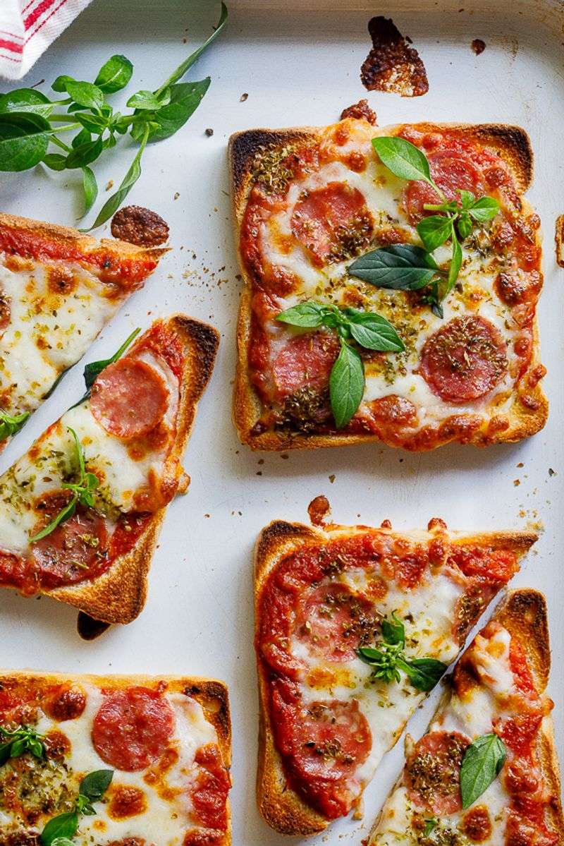 Poor Man's Pizza Toast