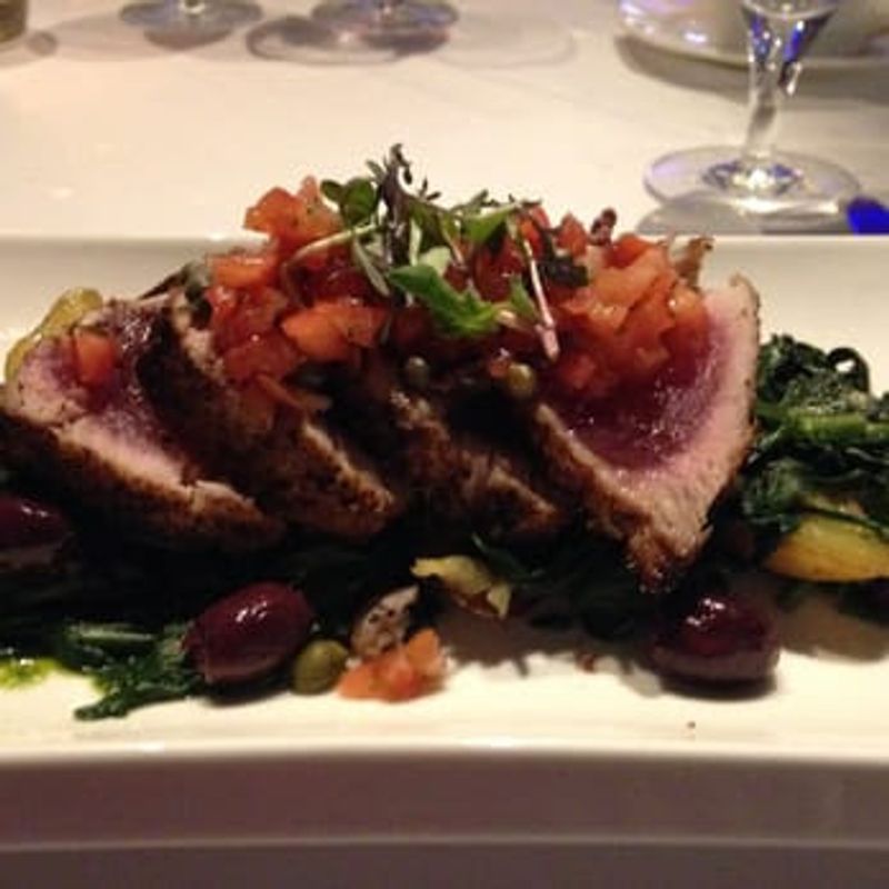 Watch The Branzino Filleted Tableside