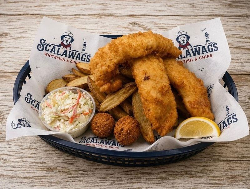 Scalawags Whitefish & Chips