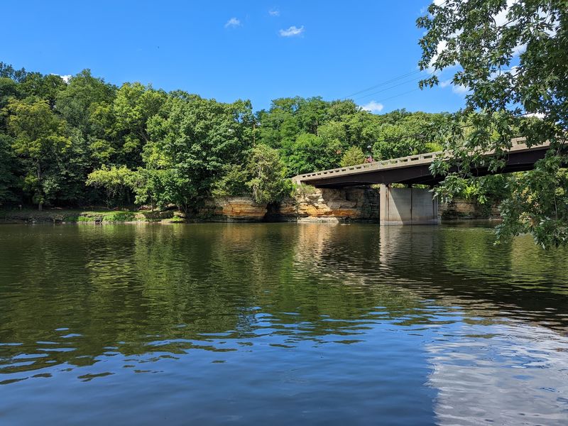 Scenery That Rolls Past at River Speed