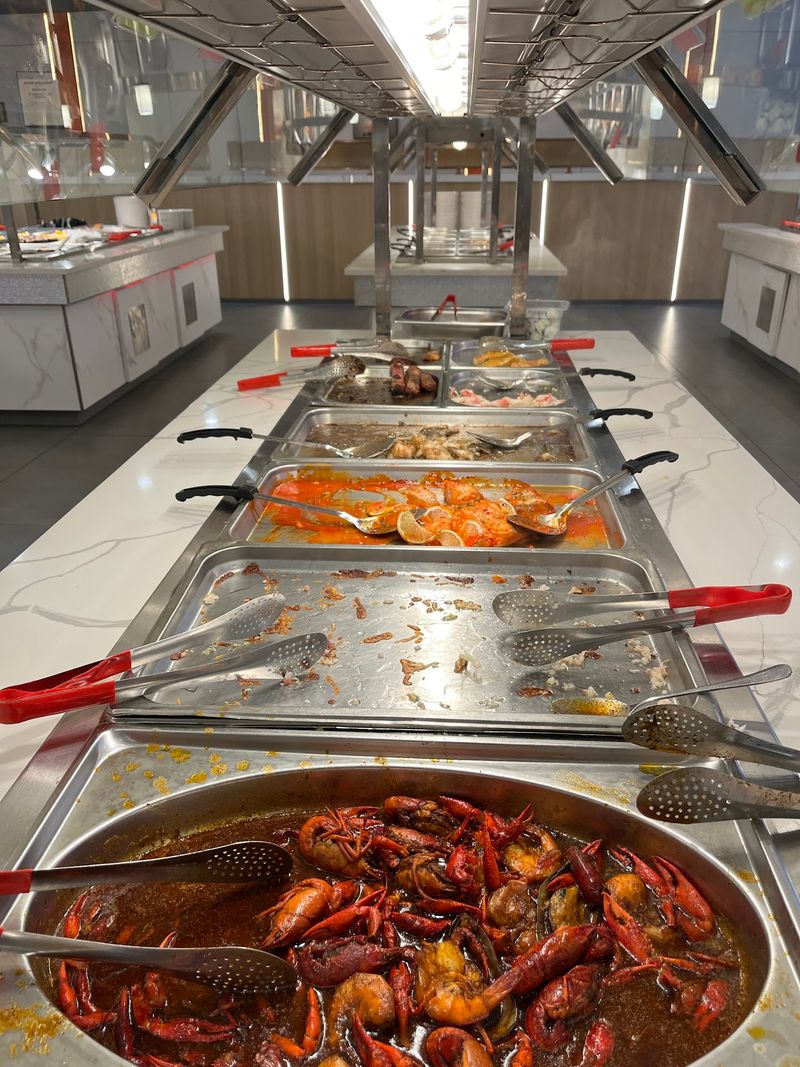 Seafood, Ribs, And Salt And Pepper Chicken