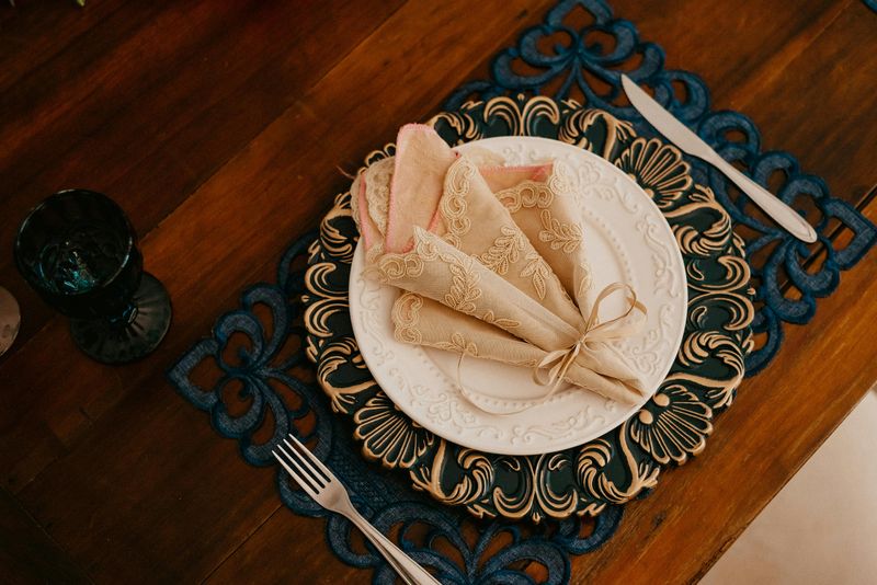 Napkins Were Mandatory And Used Correctly