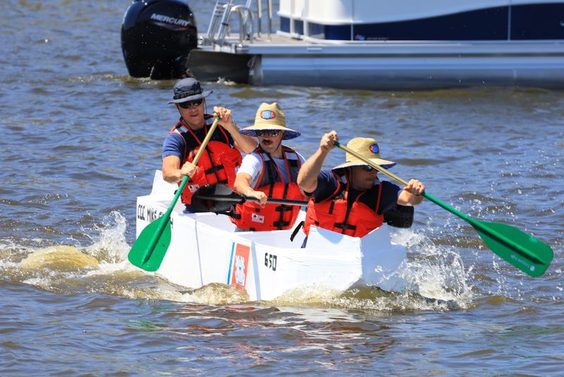 See The Cardboard Boat Race For The Town'S Best Sense Of Humor See The Cardboard Boat Race For The Town'S Best Sense Of Humor