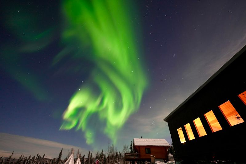 See The Northern Lights Under Fairbanks' Dark Skies