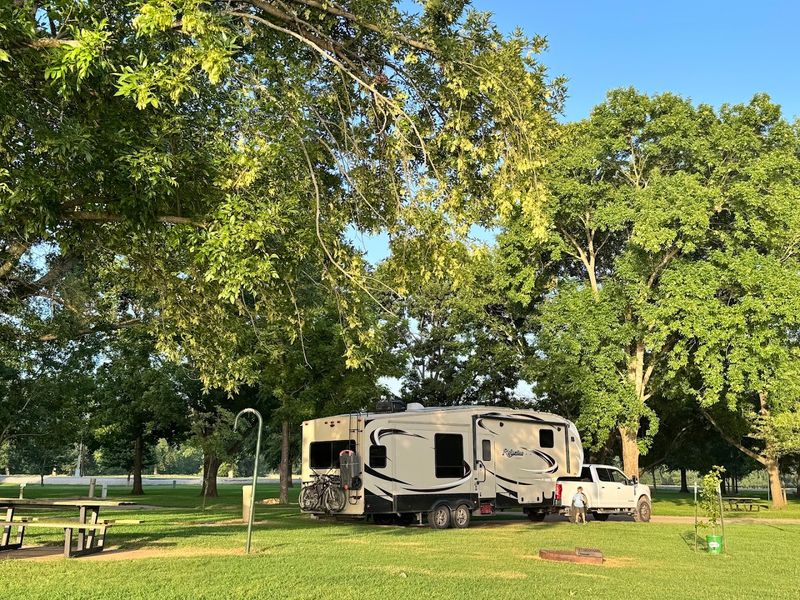 Shaded Campsites Feel Surrounded By Nature